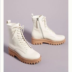 Dolce Vita Prym Ivory Leather Boot
